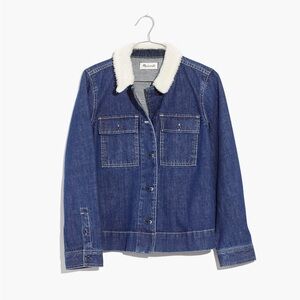 Madewell Sherpa Jean Jacket